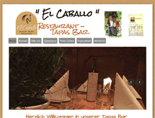 Tablet Screenshot of el-caballo.net